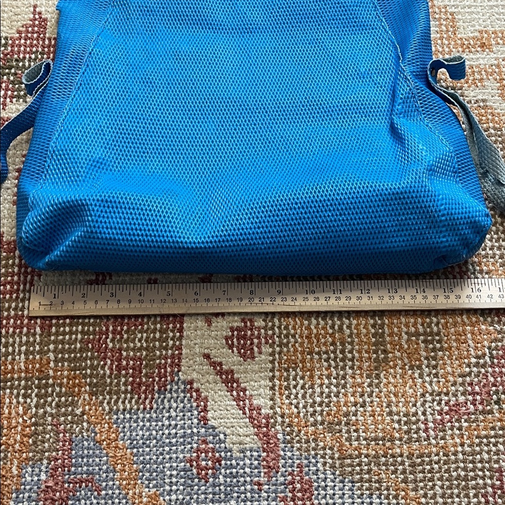 Persaman New York Made in Italy Blue Leather Tote - Picture 4 of 8